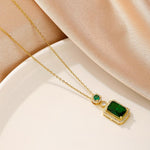 Greta Emerald Necklace
