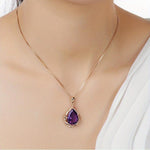 Maria Amethyst Necklace
