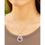 Paula Amethyst Necklace