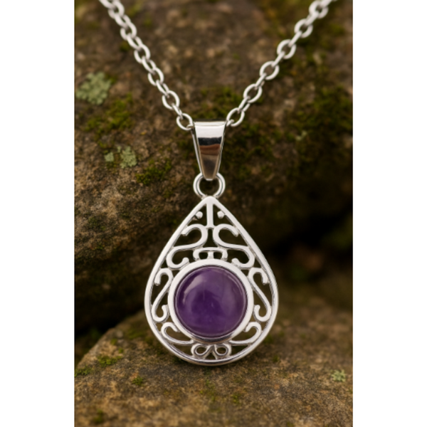 Paula Amethyst Necklace