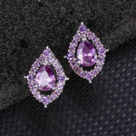 Nadine Amethyst Necklace & Earrings Set