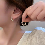 Elegant Round Pearl Earrings