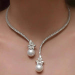 Elegant Silver Star Daisy Necklace