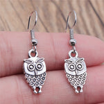 Vintage Owl Bohemian Drop Earrings