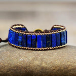 Vibrant Lapis Lazuli Protection Bracelet