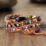 Amethyst & Lepidoliet Bracelet
