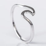 Ocean Wave Ring — Stainless Steel