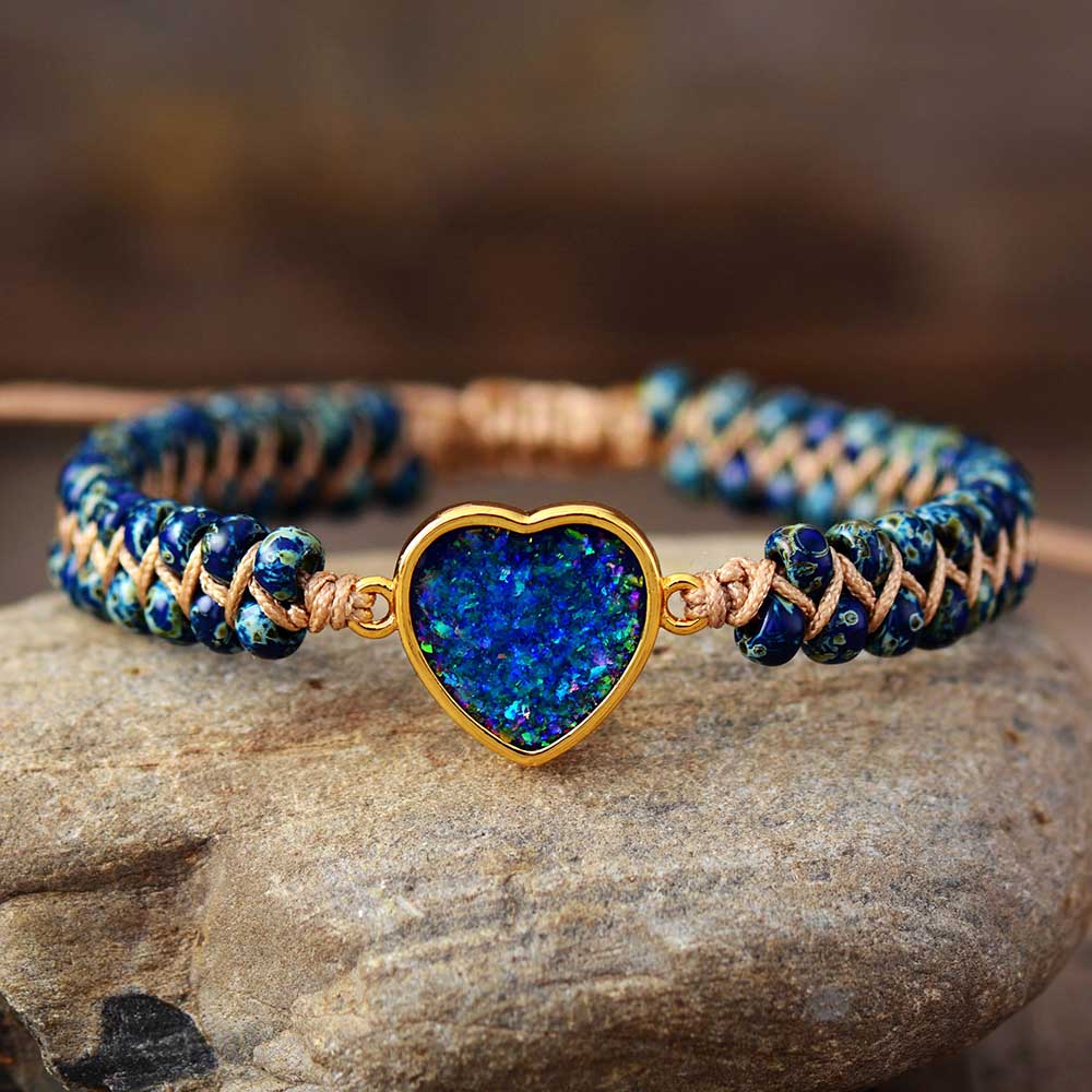 Vibrant Opal Love Bracelet