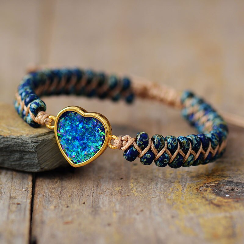 Vibrant Opal Love Bracelet
