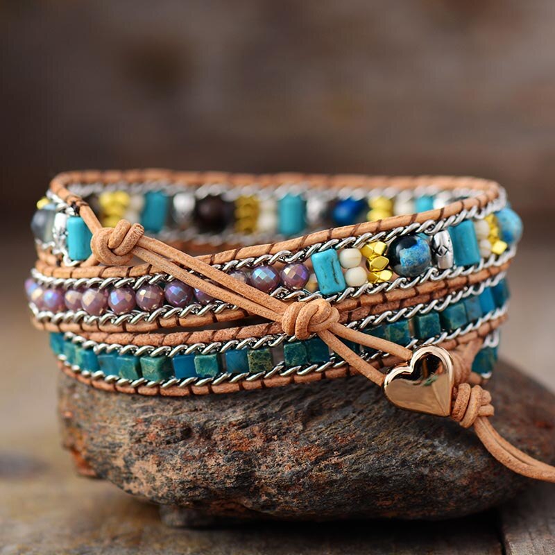 Vibrant Opal Love Bracelet