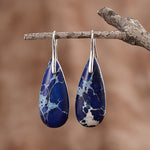 Blue Imperiale Jasper Earrings