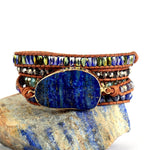 Lapis Lazuli Beschermende Wrap Bracelet