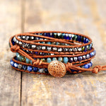 Lapis Lazuli Beschermende Wrap Bracelet
