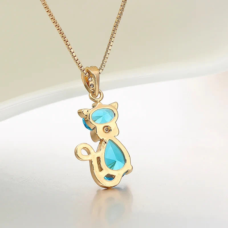 Cat Pendant Necklace