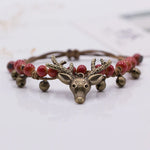 Handmade Ceramic Fawn Charm Bracelet
