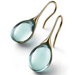 Crystal Drop Earrings in Gold & Silver