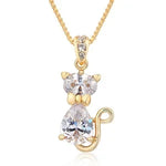 Cat Pendant Necklace