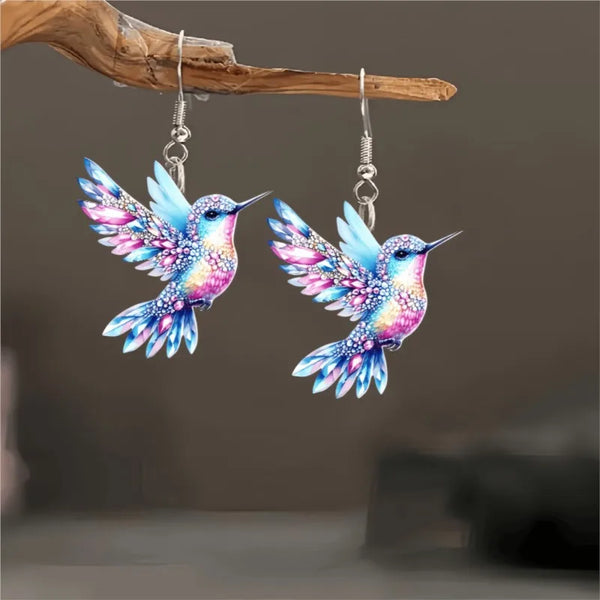 Hummingbird Drop Earrings