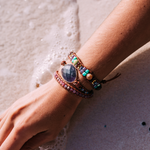 Amethyst & Lepidoliet Bracelet