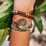 Ammoniet fossiele Bracelet