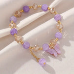 Beautiful Butterfly Beaded Rekarmband