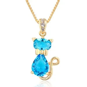 Cat Pendant Necklace