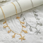 Ocean Dreams Starfish & Shell Necklace