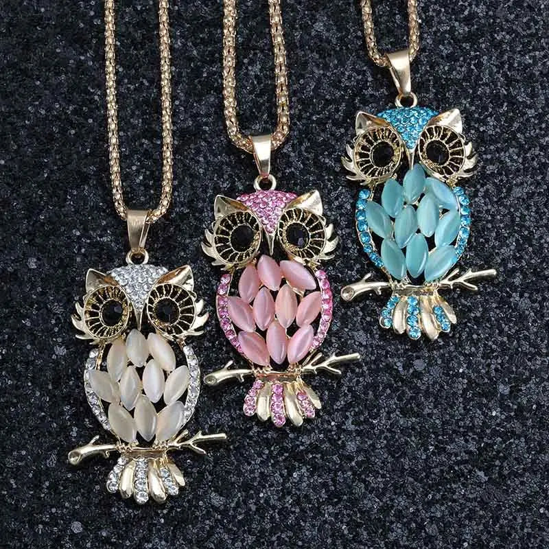 Gold Owl Necklace