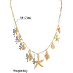 Ocean Dreams Starfish & Shell Necklace