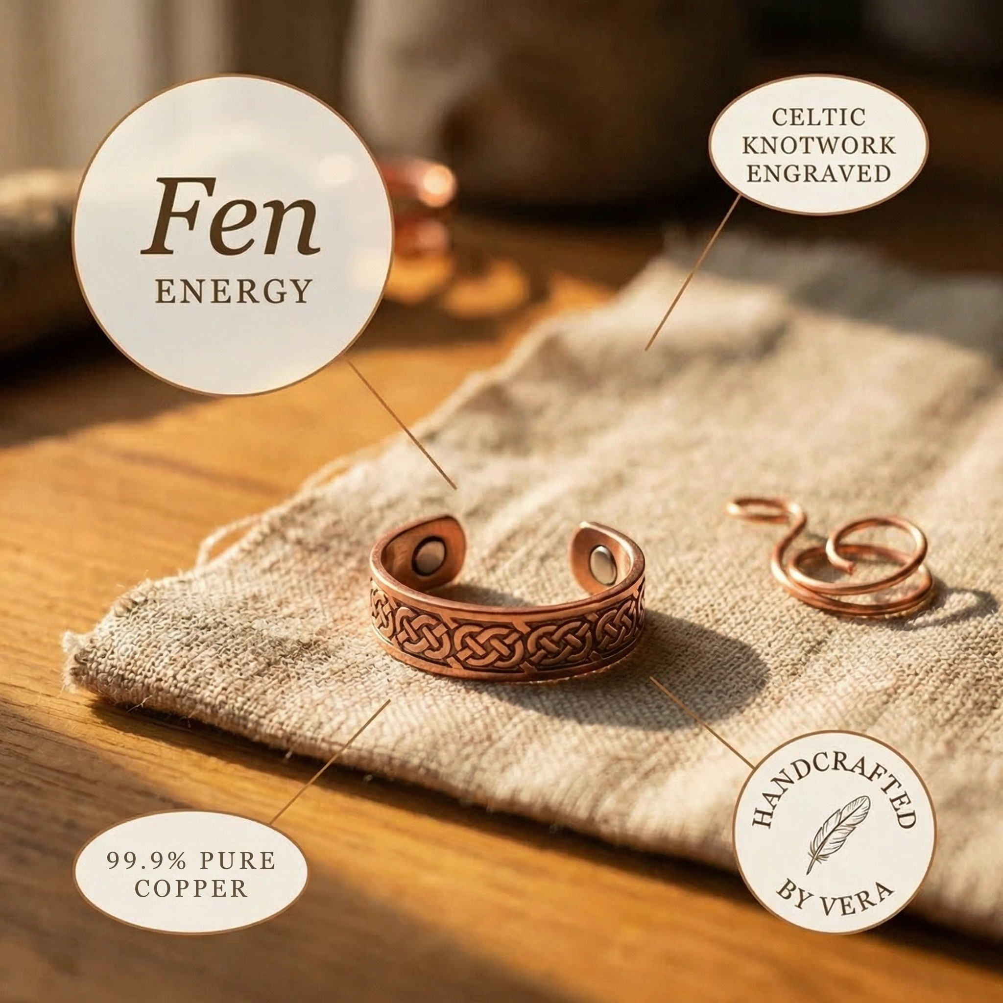 Fen Copper Ring - Susan’s Jewelry - image 5