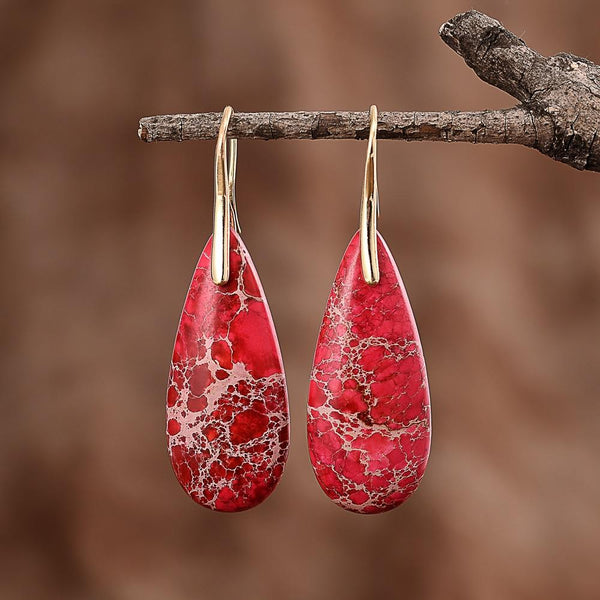 Imperial Jasper Drop Earrings