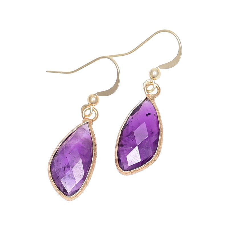 Amethyst Drop Earrings