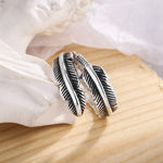 Feather From An Angel — Adjustable Memorial Ring