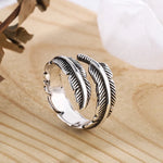 Feather From An Angel — Adjustable Memorial Ring