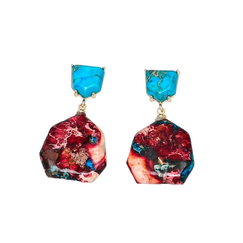 Imperial Jasper Drop Earrings