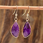 Amethyst Drop Earrings
