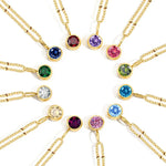 Delicate Birthstone Beaded Necklace