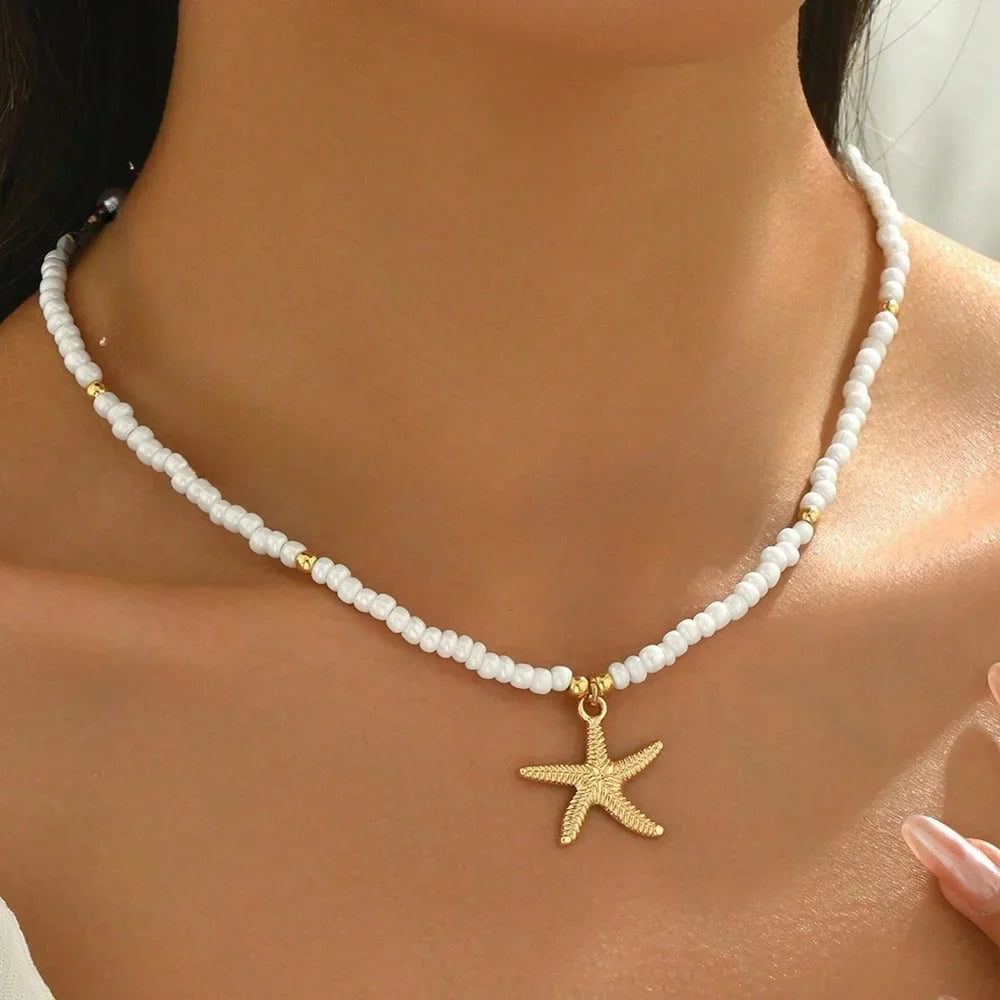 Ocean Dreams Shell Pendant Necklace