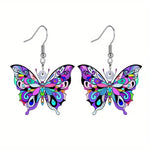 Colourful Butterfly Earrings for Women