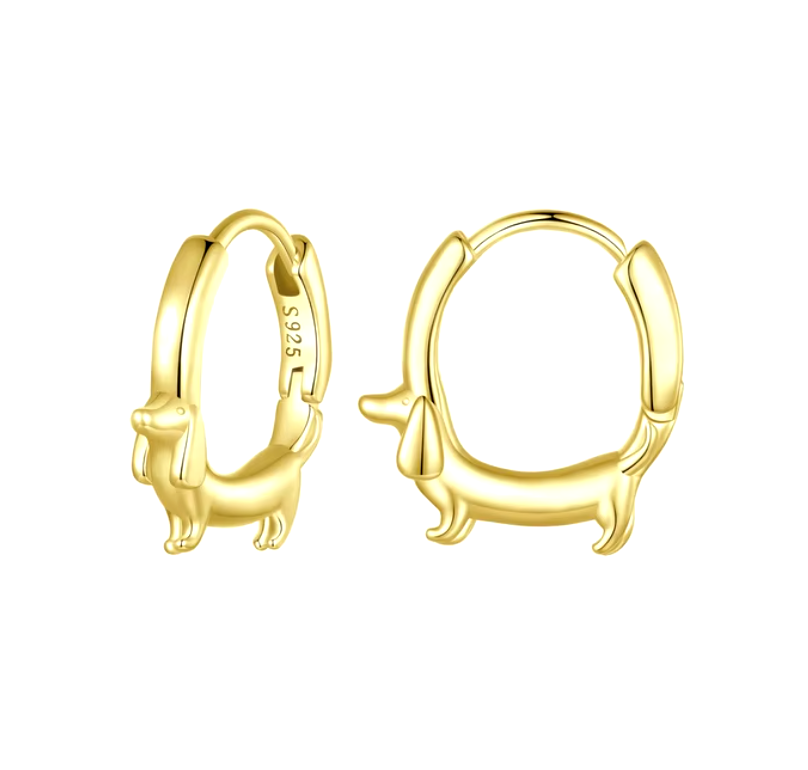 Precious Dachshund Hoops — A Pup Mom's Treasure
