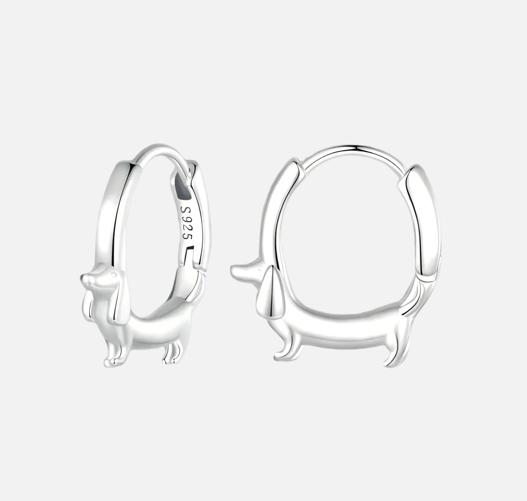 Precious Dachshund Hoops — A Pup Mom's Treasure