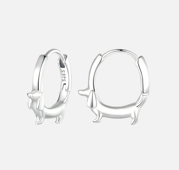 Precious Dachshund Hoops — A Pup Mom's Treasure