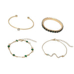 Emerald Glow Bracelet Set