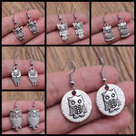 Vintage Owl Bohemian Drop Earrings