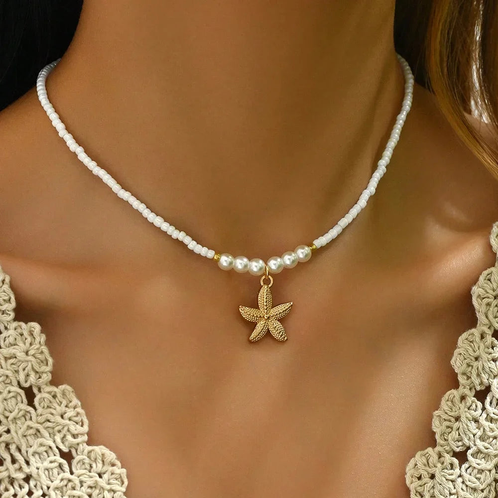 Ocean Dreams Shell Pendant Necklace