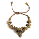 Handmade Ceramic Fawn Charm Bracelet