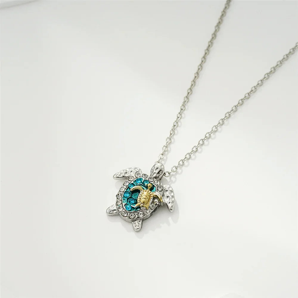 Seaweed Pendant Necklace — Vintage Silver