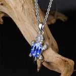Sea Turtle Necklace with Bonus Earrings