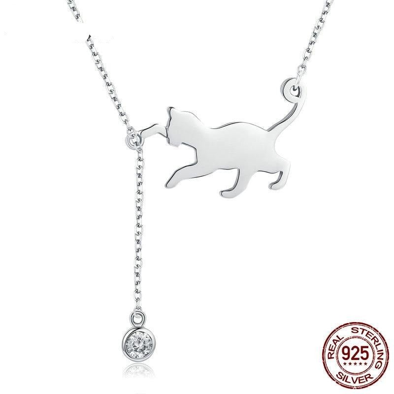Cat Pendant Necklace