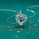 Delicate Paw Print Necklace